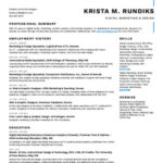 Krista M. Rundiks Digital Design Resume